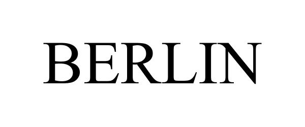 Trademark Logo BERLIN