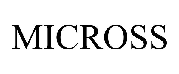 Trademark Logo MICROSS