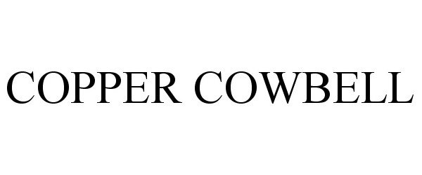 Trademark Logo COPPER COWBELL