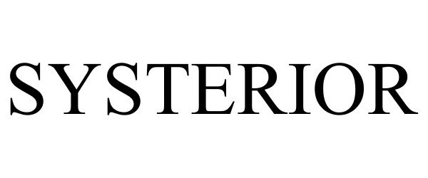 Trademark Logo SYSTERIOR