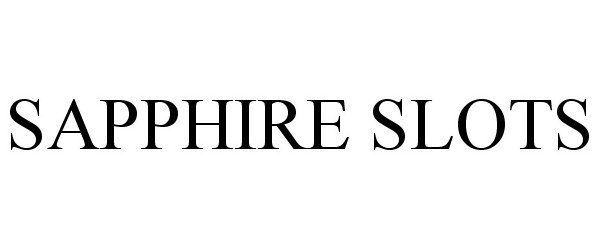 Trademark Logo SAPPHIRE SLOTS