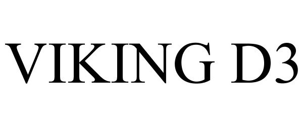 Trademark Logo VIKING D3