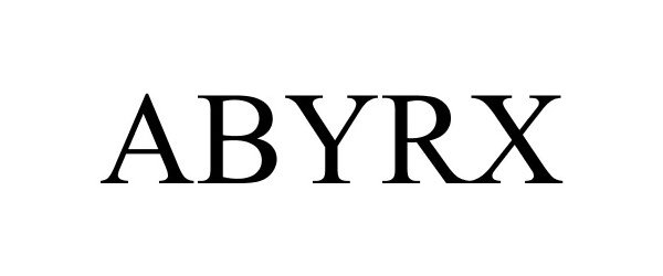 Trademark Logo ABYRX