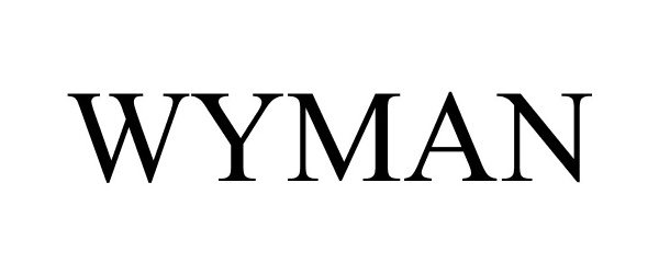 Trademark Logo WYMAN