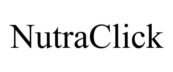 Trademark Logo NUTRACLICK