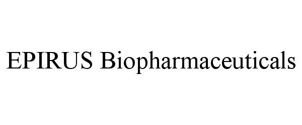  EPIRUS BIOPHARMACEUTICALS