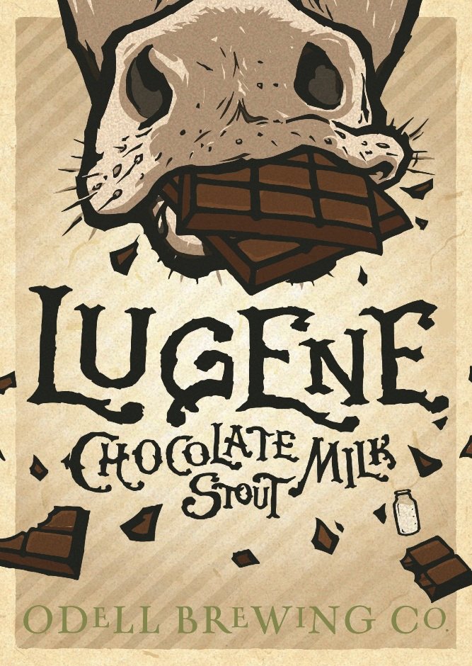 Trademark Logo LUGENE CHOCOLATE MILK STOUT ODELL BREWING CO.