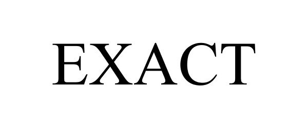 Trademark Logo EXACT