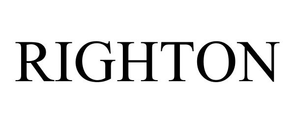 Trademark Logo RIGHTON
