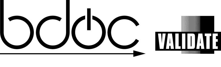 Trademark Logo BDOC VALIDATE