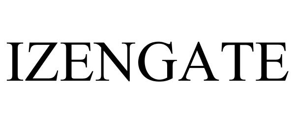 Trademark Logo IZENGATE