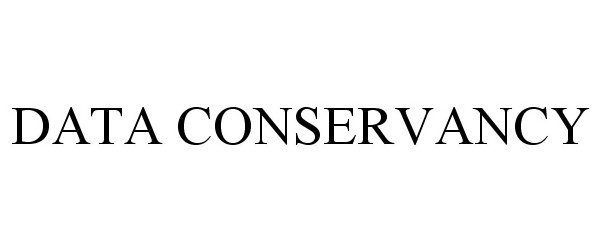 Trademark Logo DATA CONSERVANCY