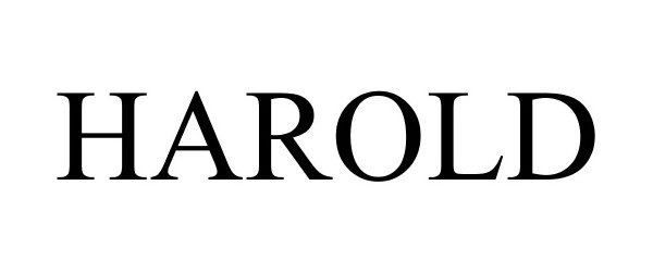 Trademark Logo HAROLD