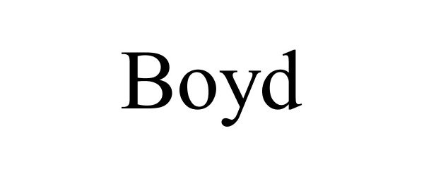 Trademark Logo BOYD