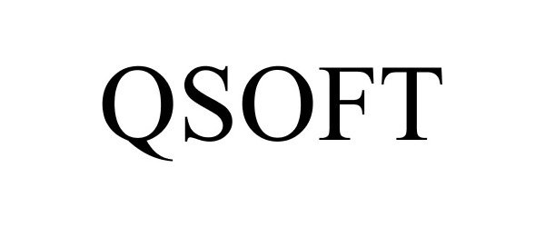 Trademark Logo QSOFT