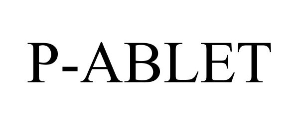 Trademark Logo P-ABLET