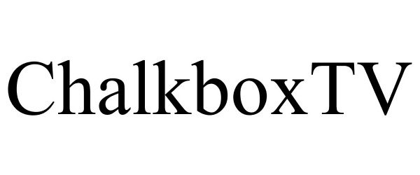  CHALKBOXTV