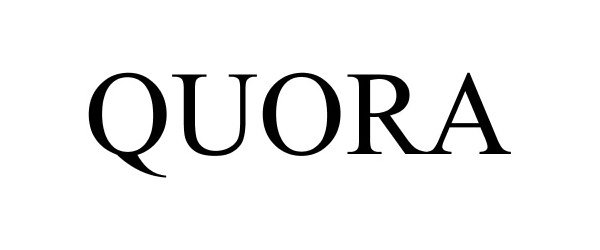 Trademark Logo QUORA