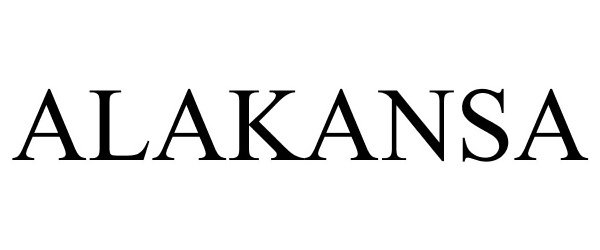 Trademark Logo ALAKANSA