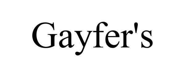 Trademark Logo GAYFER'S