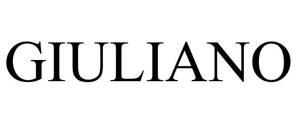 Trademark Logo GIULIANO