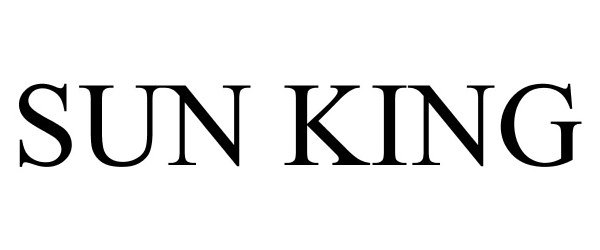 Trademark Logo SUN KING