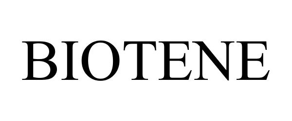 Trademark Logo BIOTENE