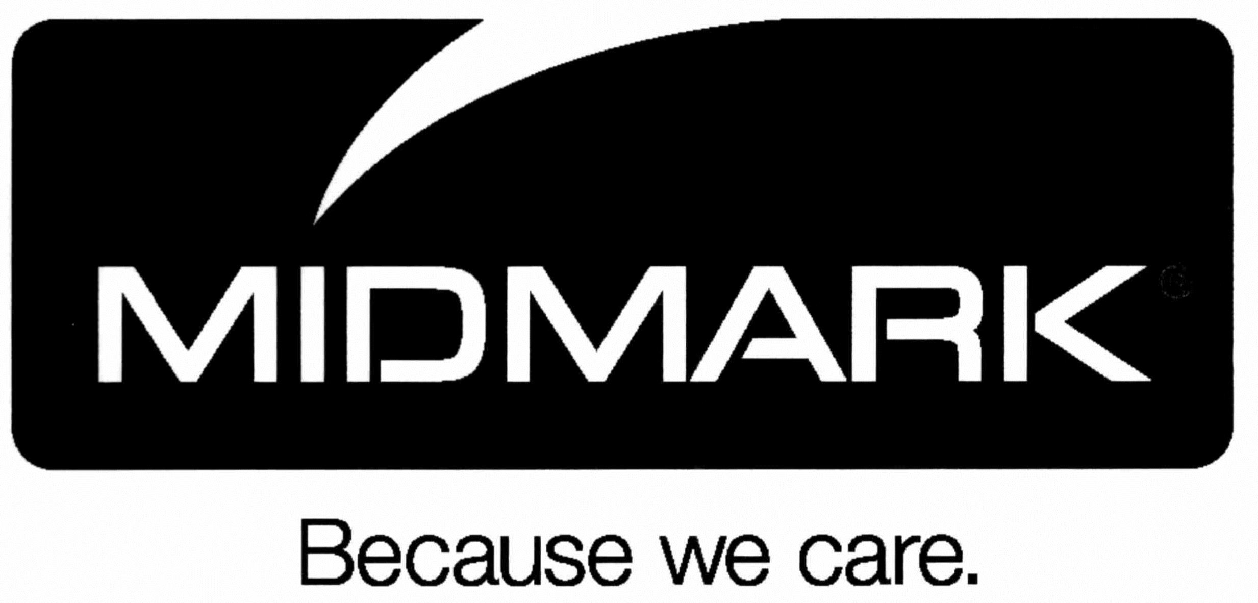 Trademark Logo MIDMARK BECAUSE WE CARE