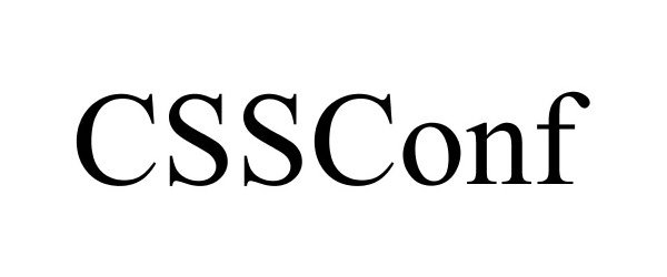 Trademark Logo CSSCONF
