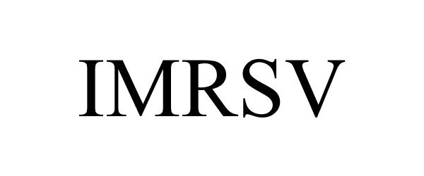 Trademark Logo IMRSV