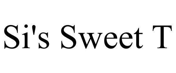 Trademark Logo SI'S SWEET T