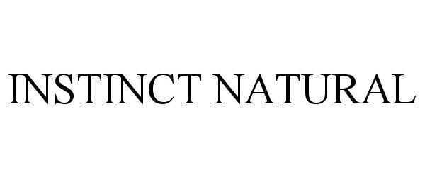 Trademark Logo INSTINCT NATURAL