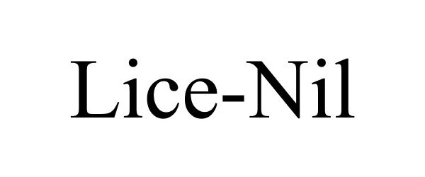 Trademark Logo LICE-NIL