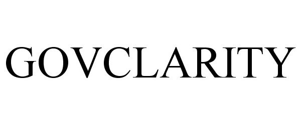 Trademark Logo GOVCLARITY