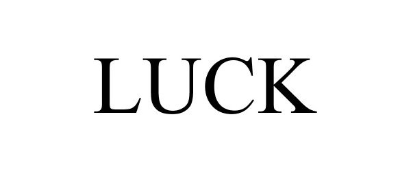 Trademark Logo LUCK