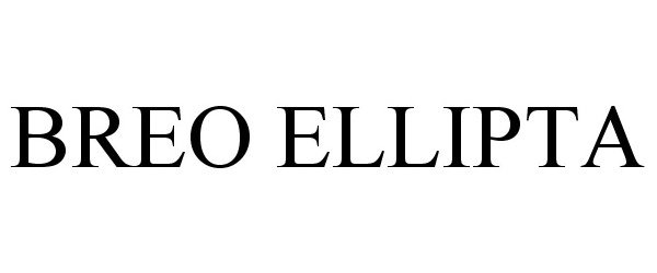 Trademark Logo BREO ELLIPTA