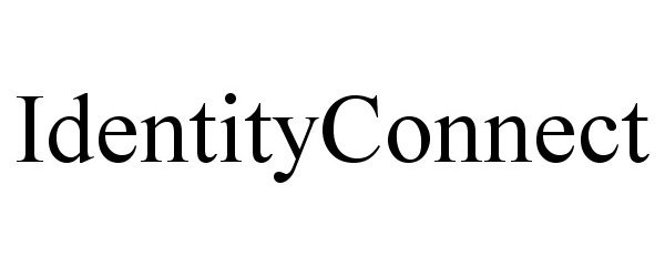 Trademark Logo IDENTITYCONNECT