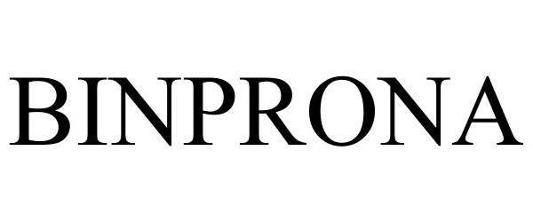 Trademark Logo BINPRONA
