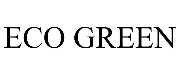 Trademark Logo ECO GREEN