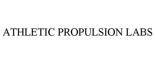 Trademark Logo ATHLETIC PROPULSION LABS