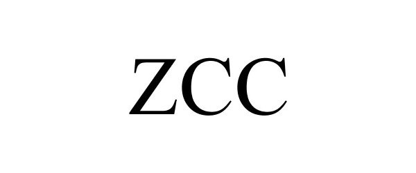 Trademark Logo ZCC