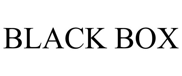 Trademark Logo BLACK BOX