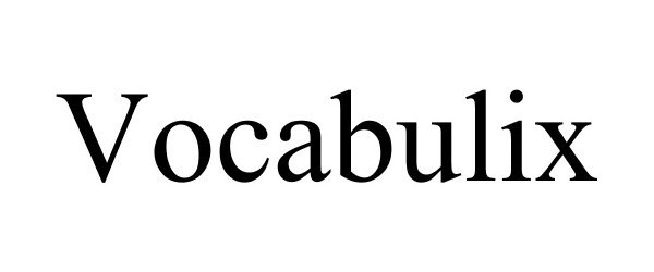 Trademark Logo VOCABULIX