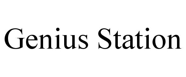 Trademark Logo GENIUS STATION
