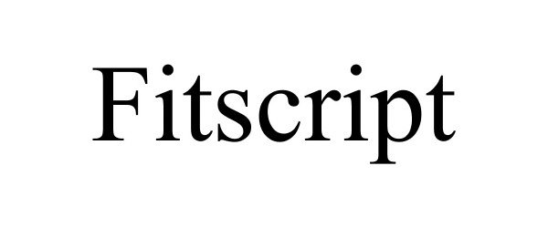 Trademark Logo FITSCRIPT