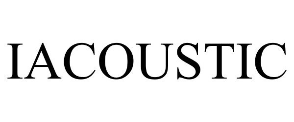 Trademark Logo IACOUSTIC