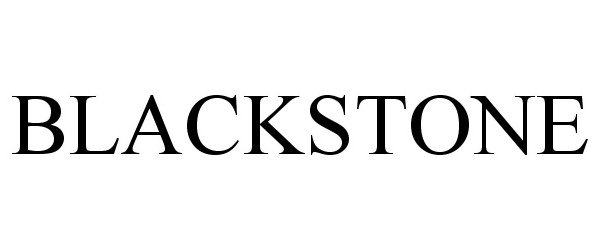 Trademark Logo BLACKSTONE