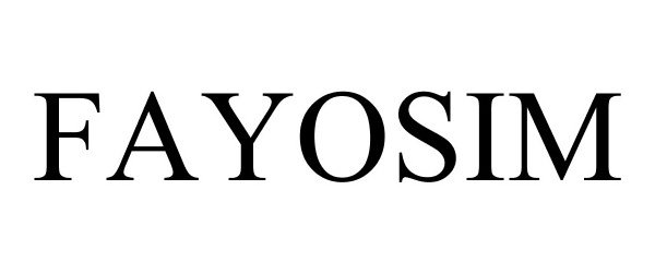 Trademark Logo FAYOSIM
