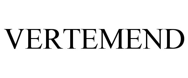 Trademark Logo VERTEMEND