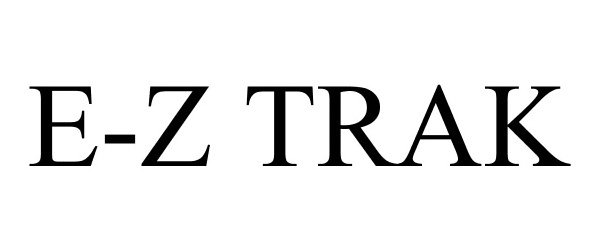 Trademark Logo E-Z TRAK